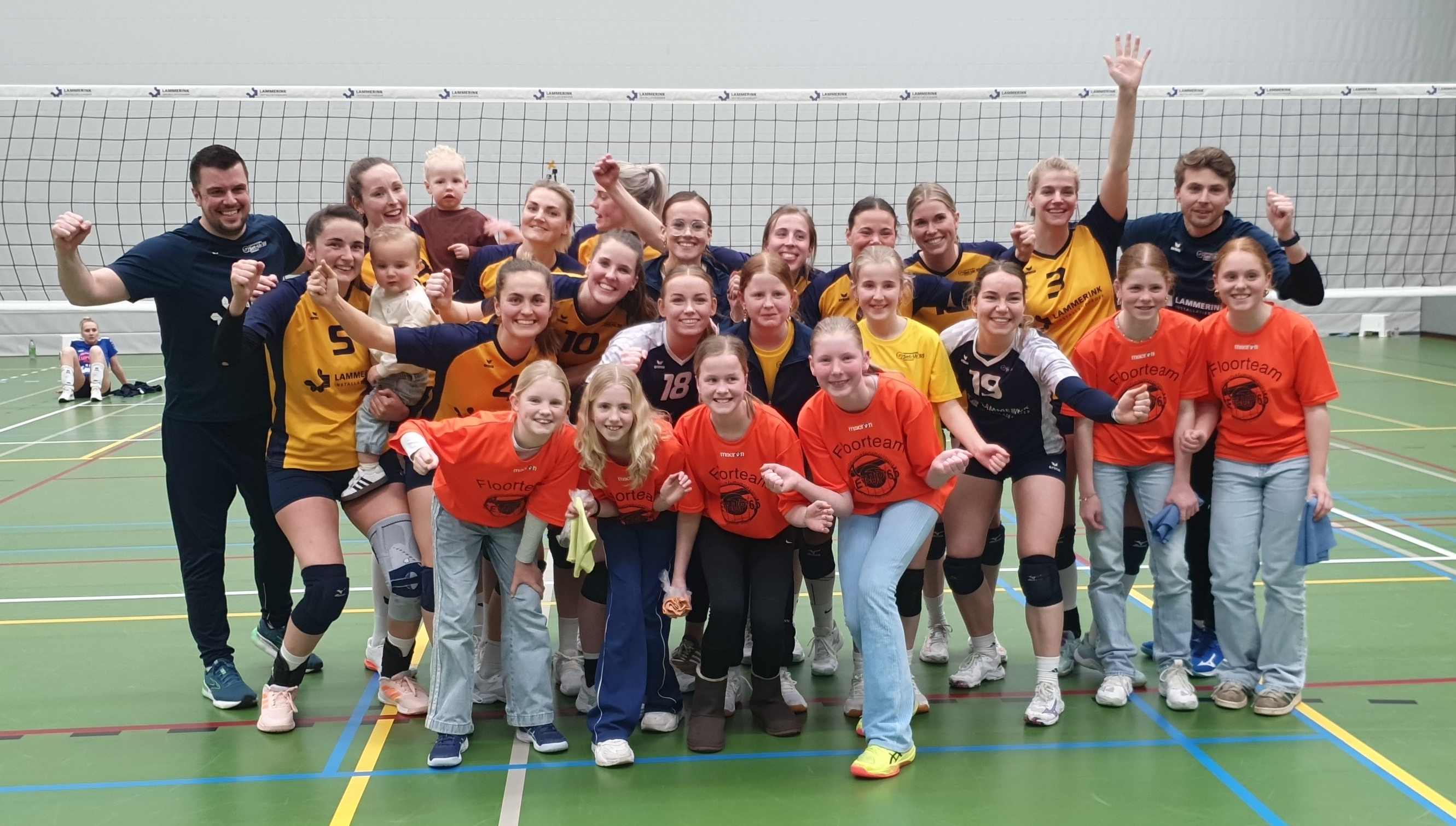 Belangrijke winstpartijen in sporthal de Schalm